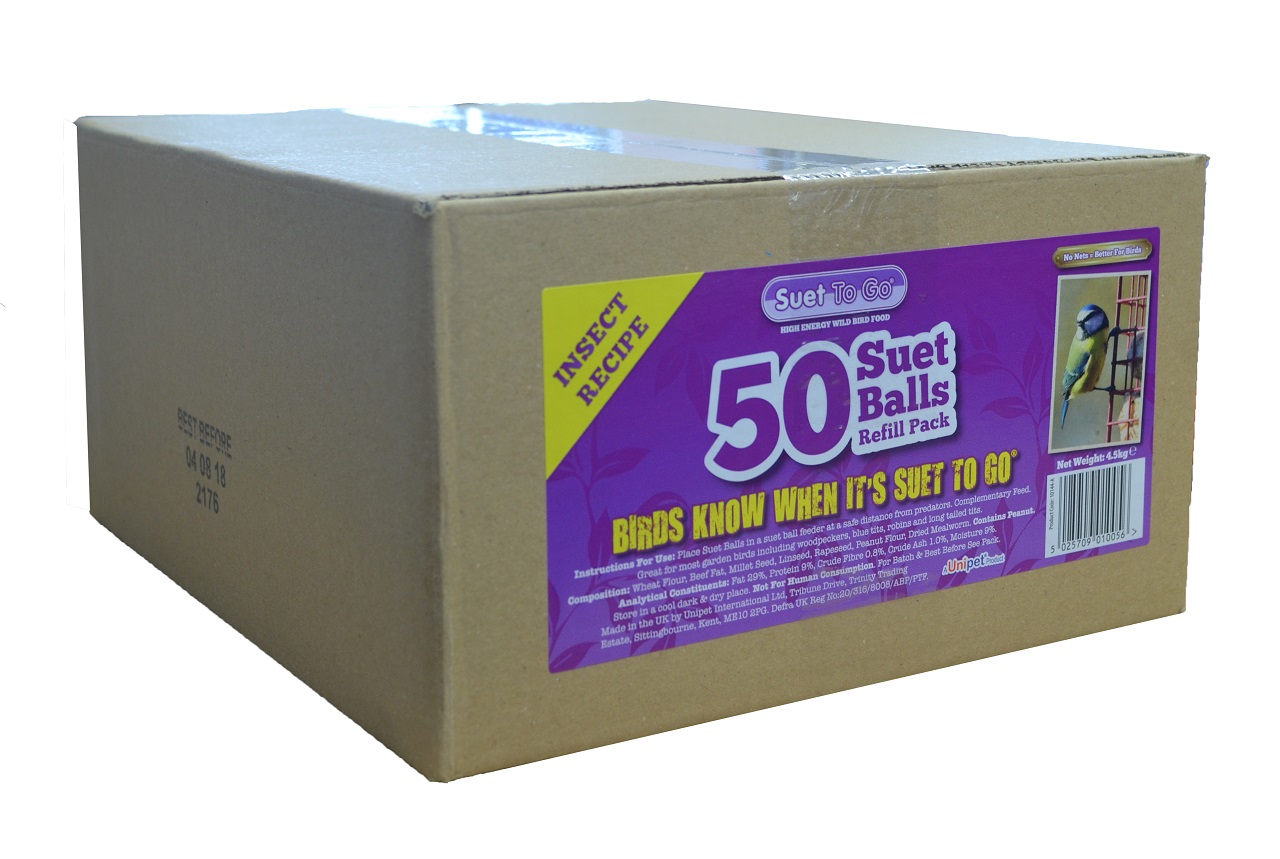 Suet To Go Insect Suet Fat Balls 50 Pack